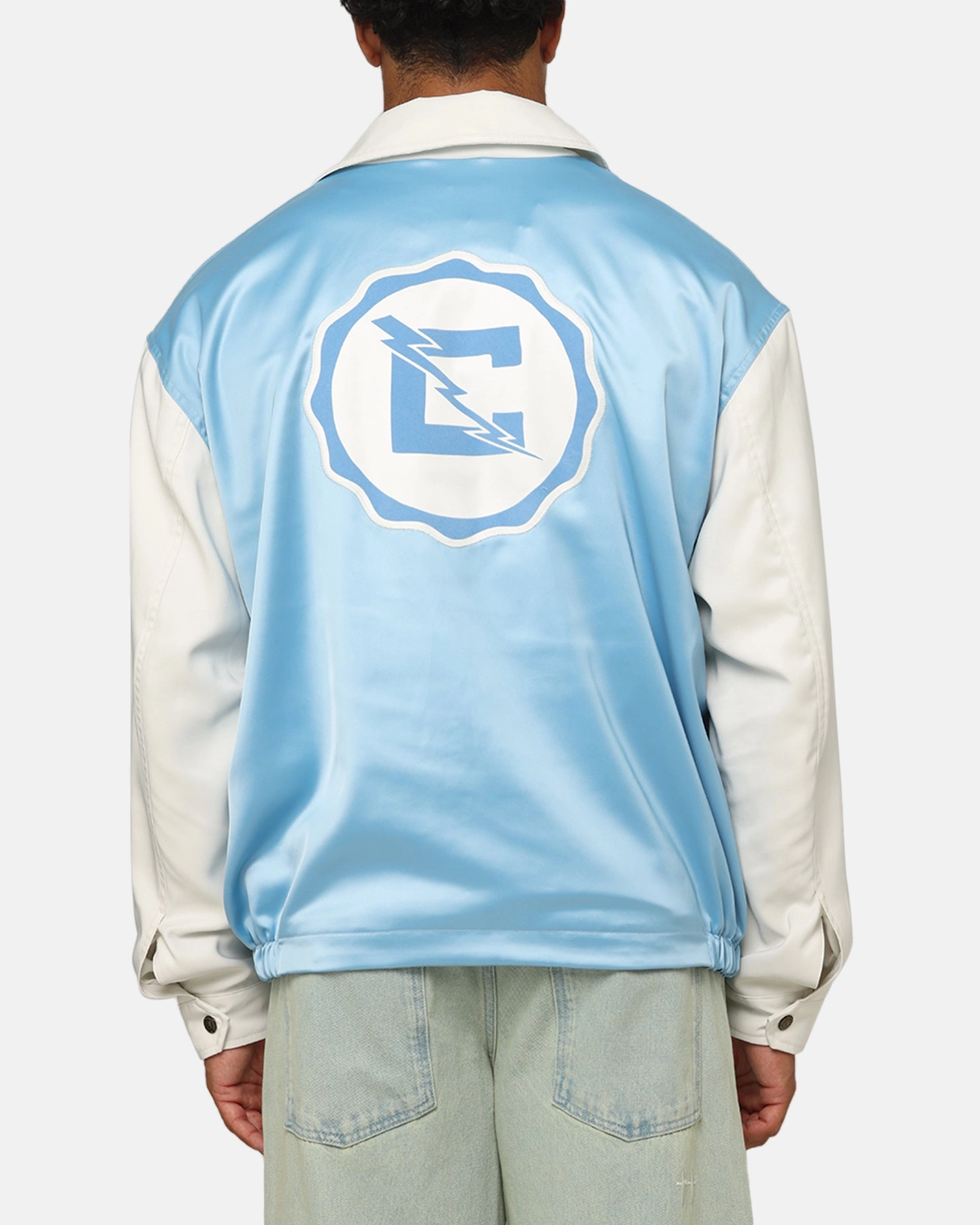 Champion 50's Team Captain Jacket Pale Blue Ceremony Waterproof Material