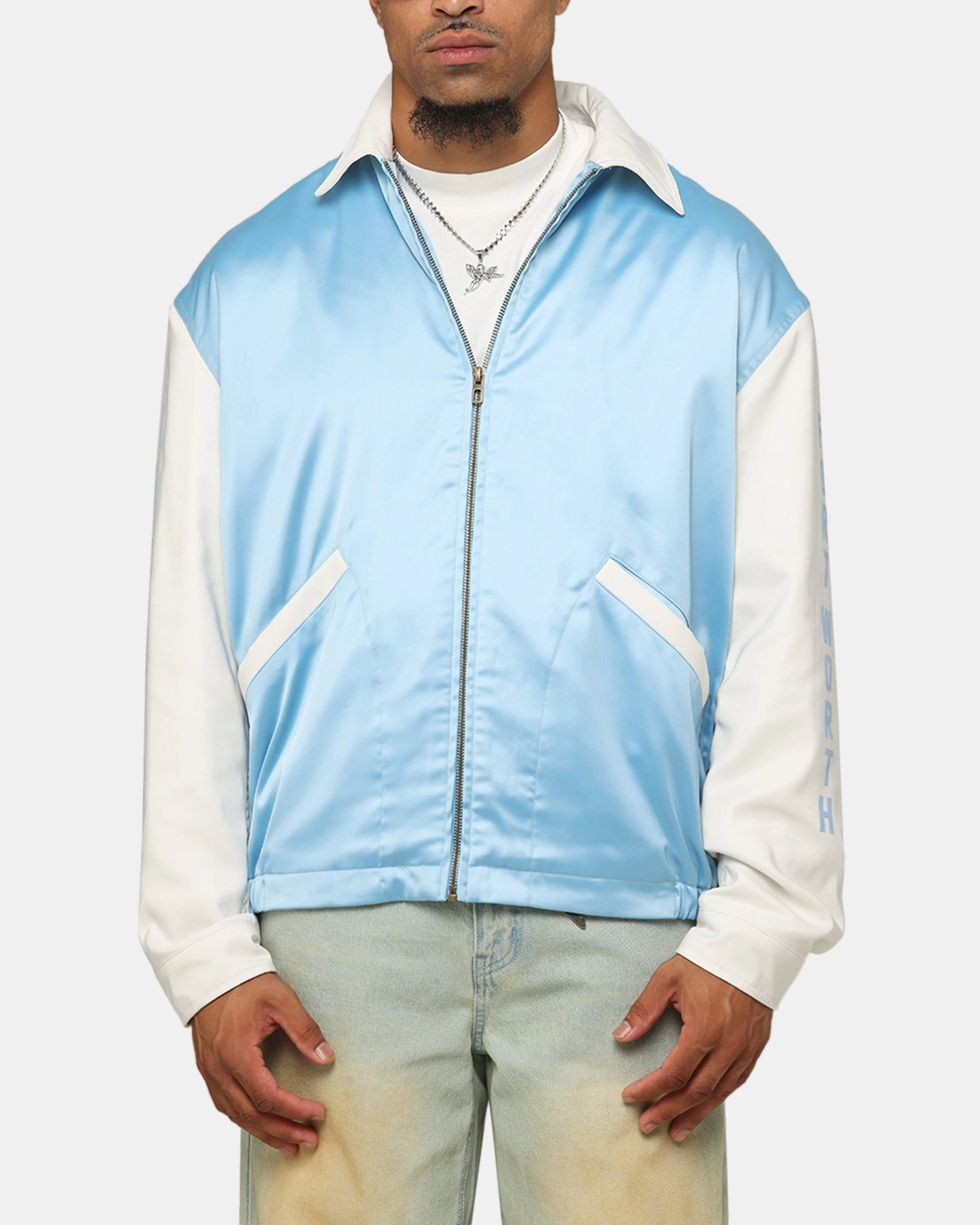 Versatile Wear Thermoregulating Technology Champion 50's Team Captain Jacket Pale Blue