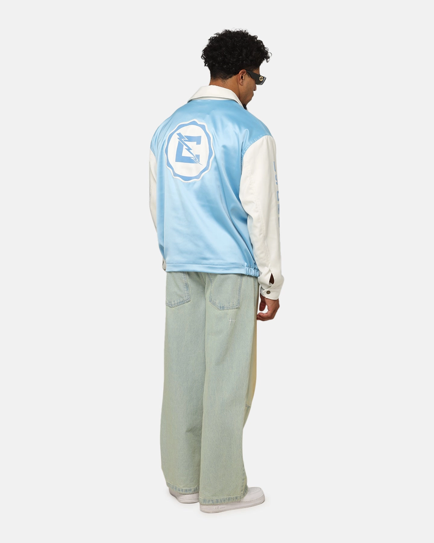 Suggest Interchangeable Collar System Champion 50's Team Captain Jacket Pale Blue