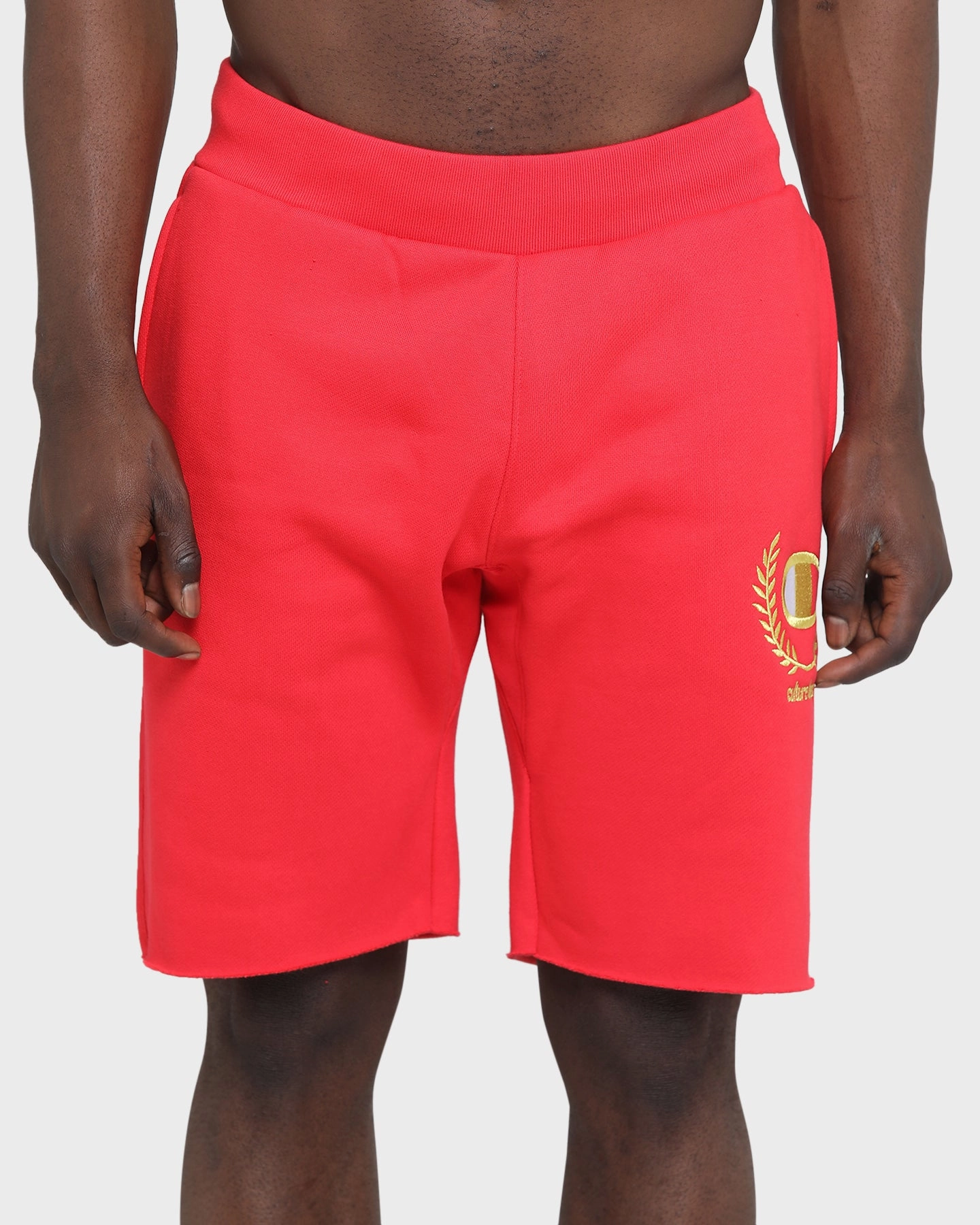 Linen shorts StretchWaistband Champion Champion x Culture Kings Rev Weave Shorts Red/Gold