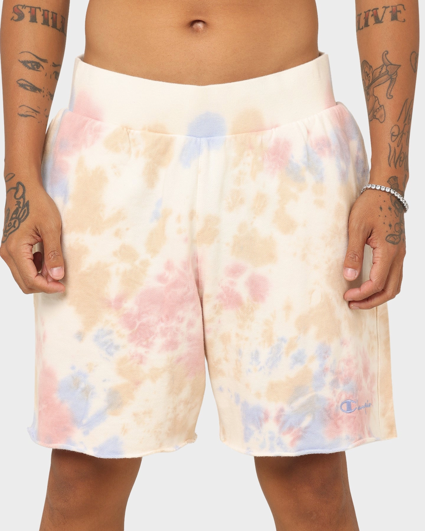 All Occasion sophisticated appearance Champion Lightweight Fleece Sun Washed Shorts Pink Beige