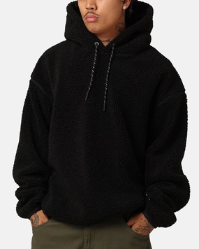 Champion Reb Element Sherpa Fleece Hoodie Black Chic Style