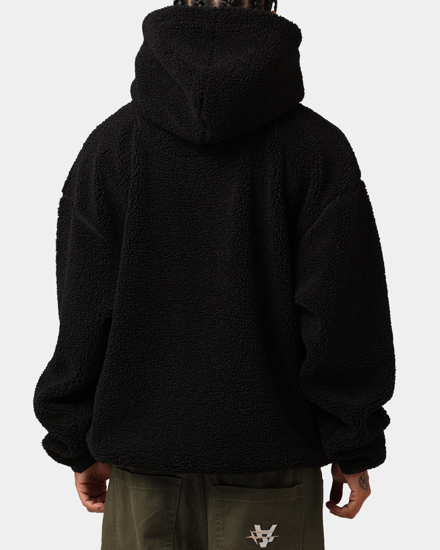 Champion Reb Element Sherpa Fleece Hoodie Black Probability Account