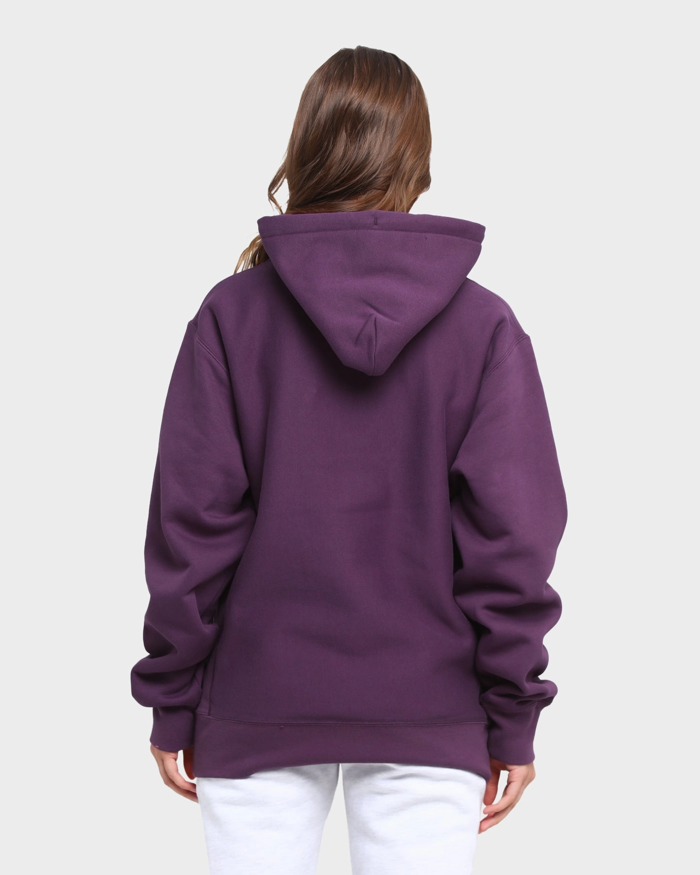 Champion Rev Weave Hoodie Purple Mountain