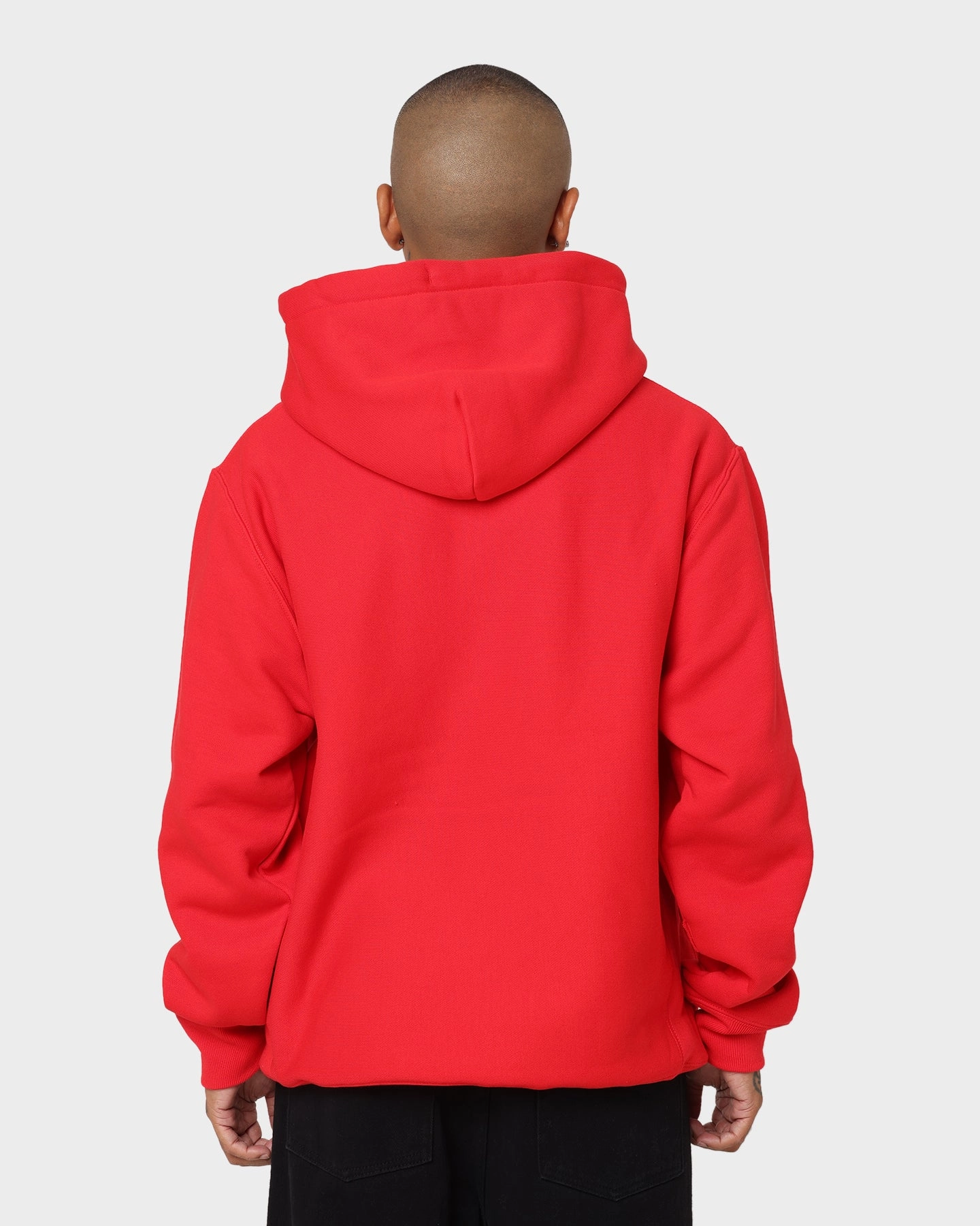 Moisture wicking Ergonomic Cut Champion Rev Weave Hoodie Red