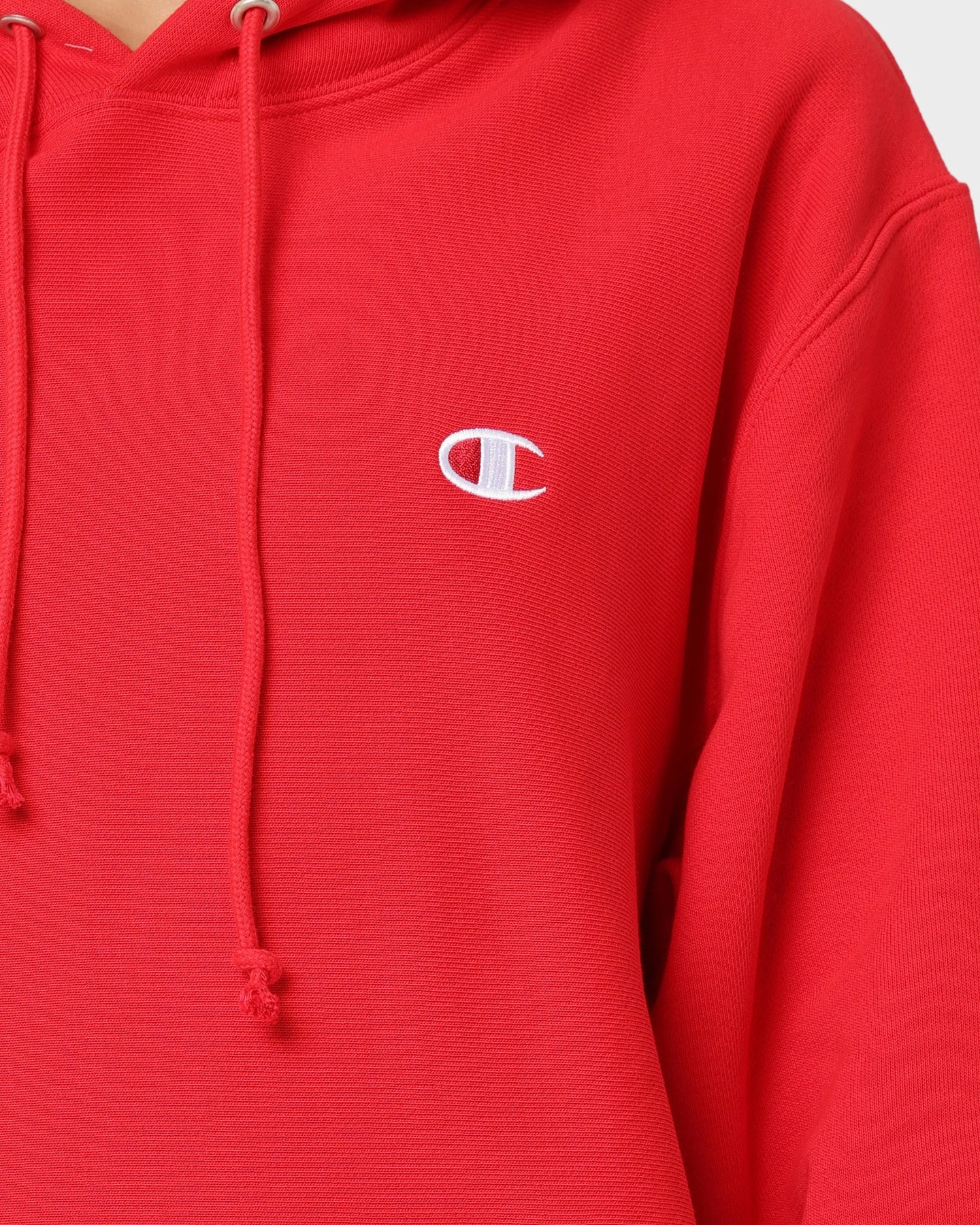 Champion Rev Weave Hoodie Red Okapi like