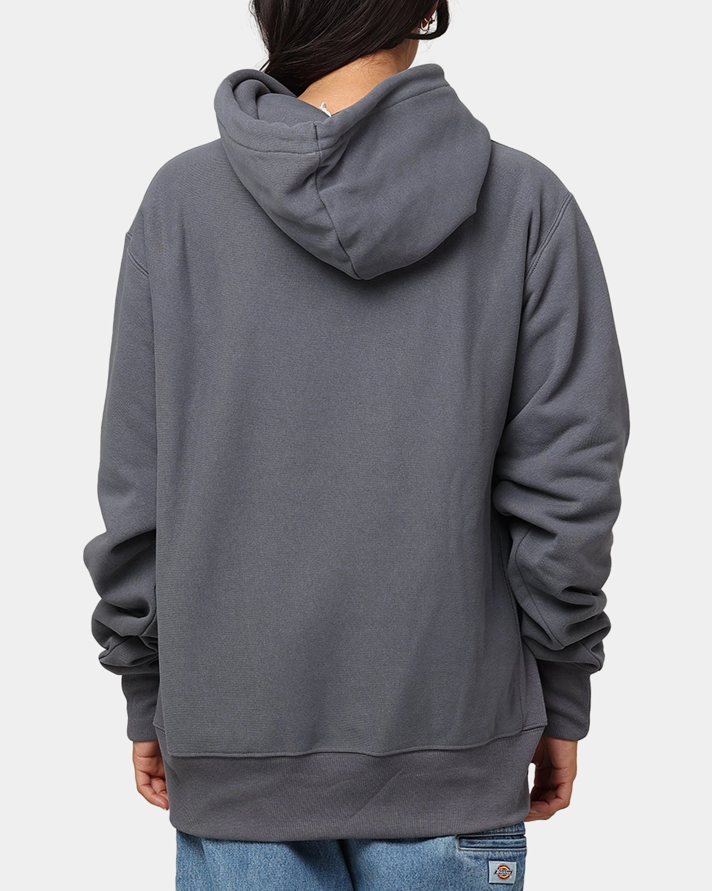 Layering Compatible Bohemian Champion Reverse Weave Big C Hoodie Medium Gray