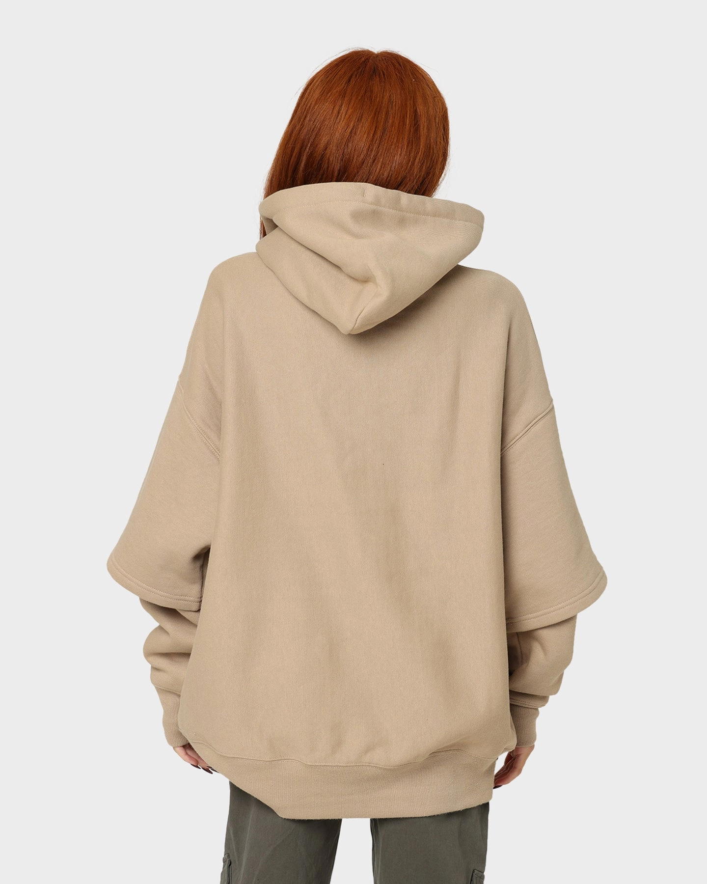 Champion Reverse Weave Double Layer Hoodie Country Walnut window - shopping