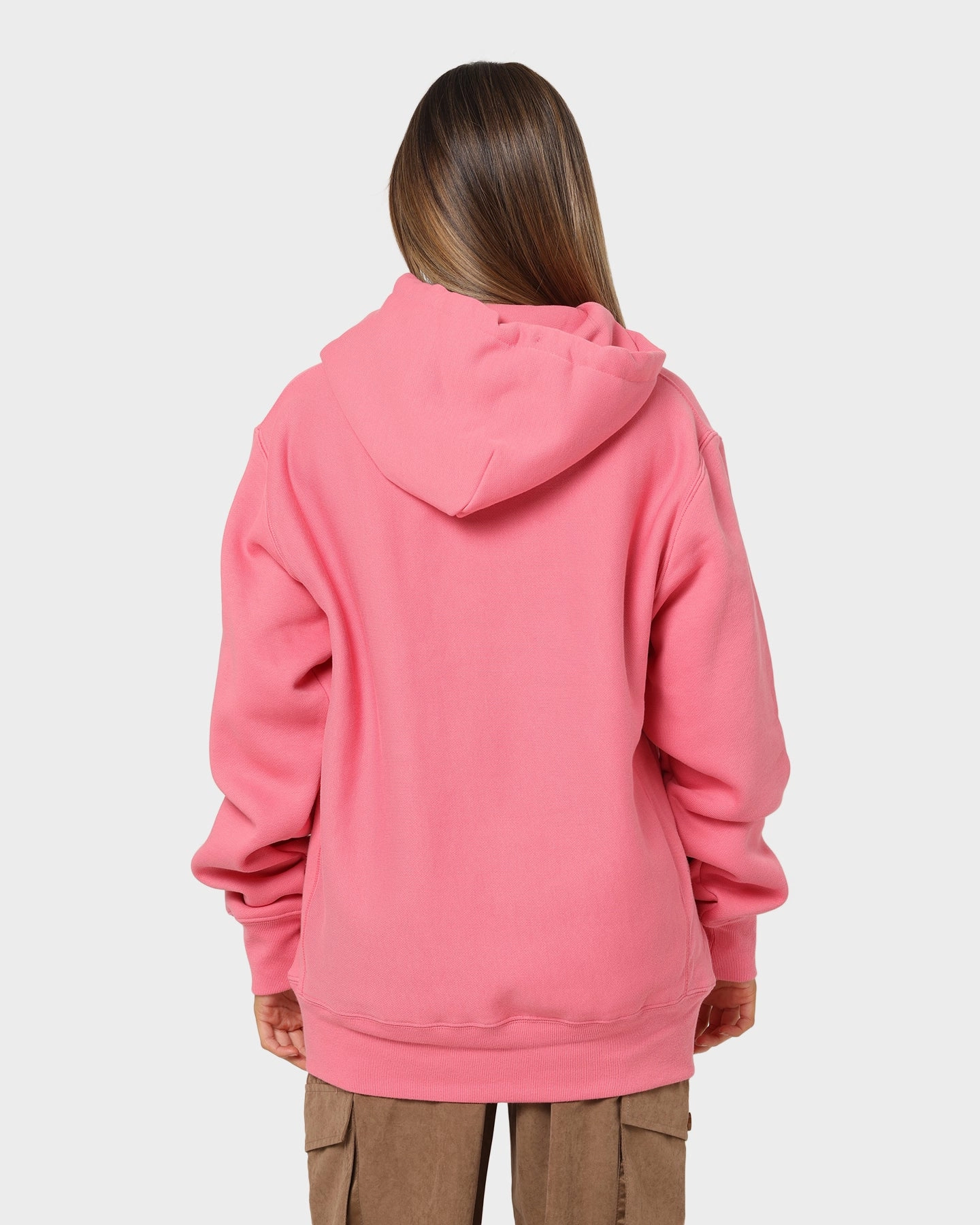doctors Daily Utility Champion Reverse Weave Hood Tickled Rose