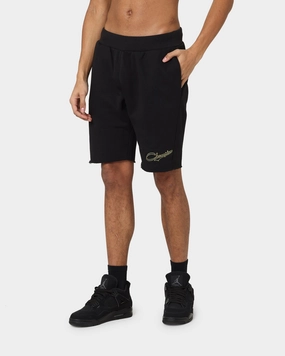Fashionable Look Champion Reverse Weave Terry Relaxed Shorts Black/Gold