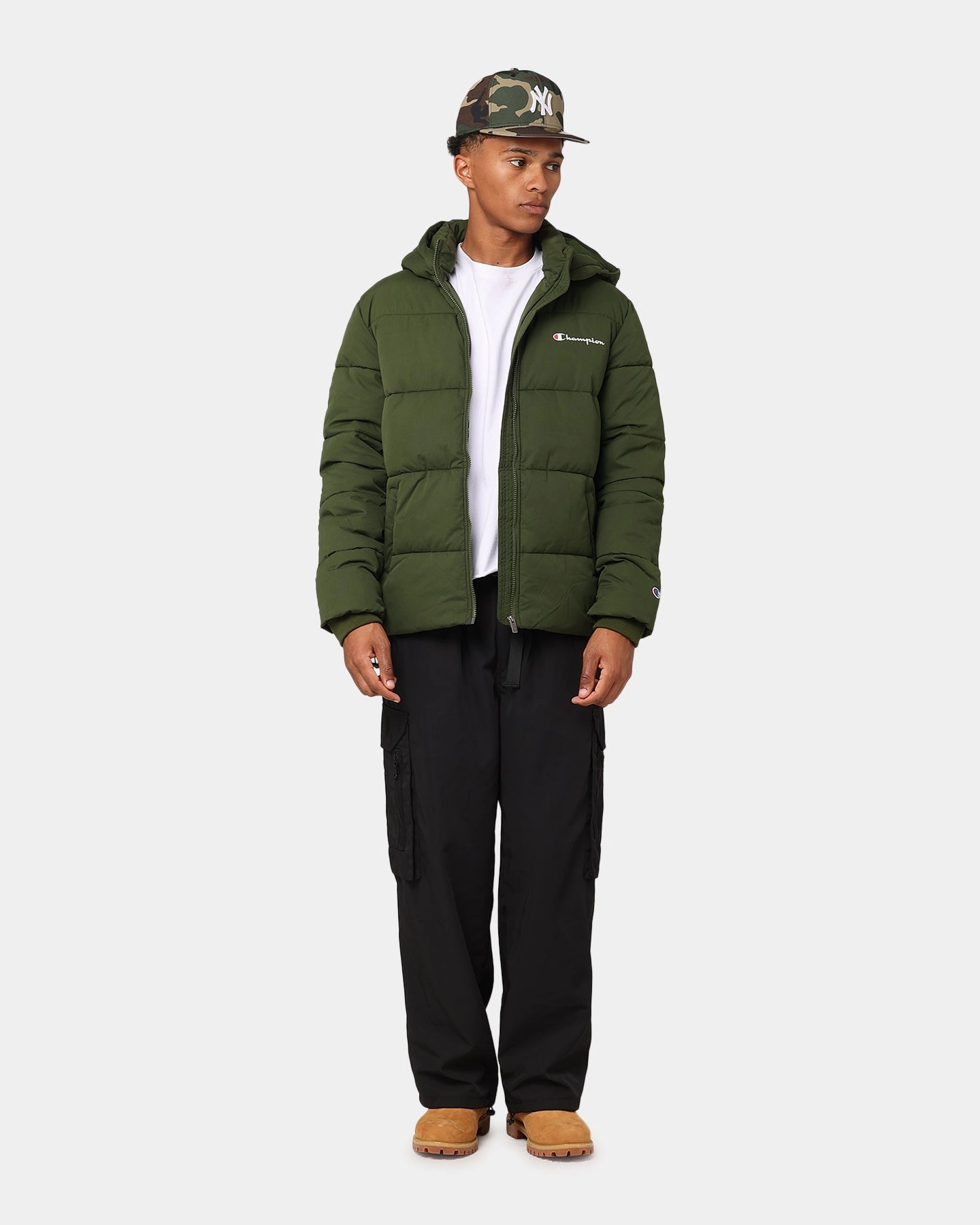 Heat Sealed Seams Vegan Champion Rochester Athletic Puffer Jacket Young Night