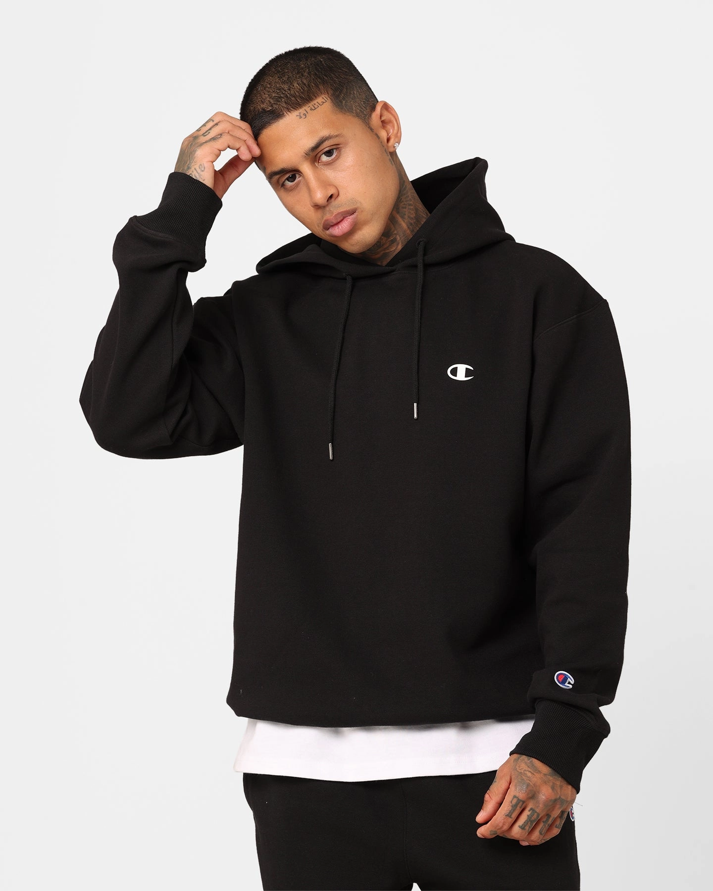 Champion Rochester Base Hoodie Black high - street buy Feedback