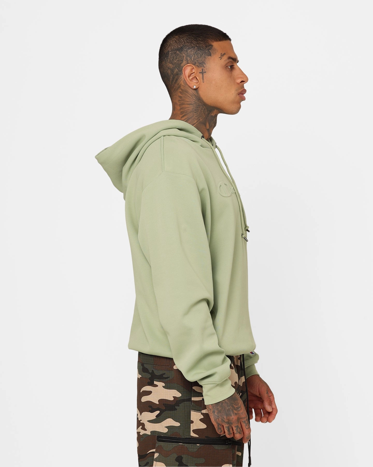 Champion Rochester Tech Hoodie Push The Button Non Irritating Lining