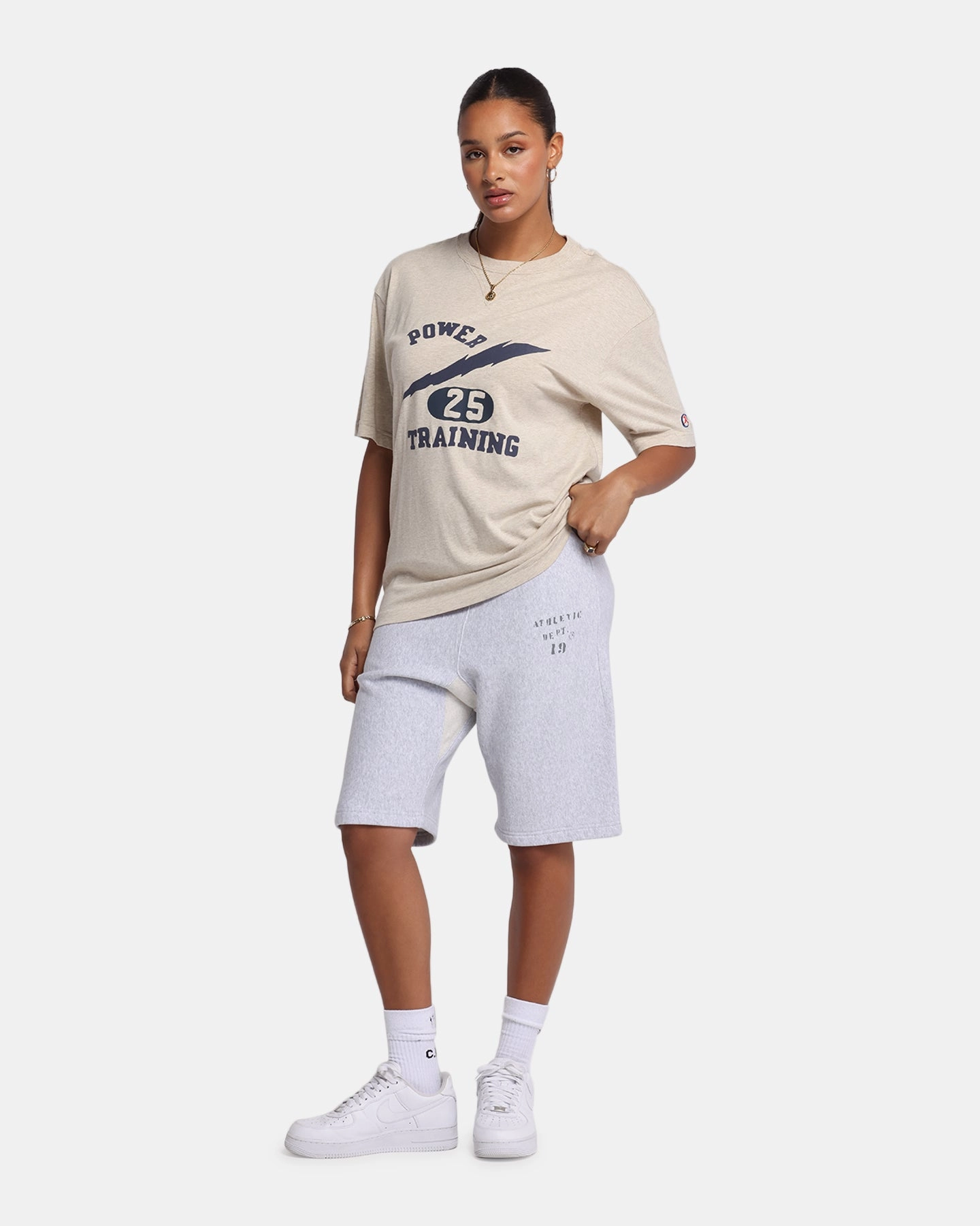 Outdoor Comfort Winter Cozy Champion Vintage Mix P.E Class T-Shirt Oatmeal Heather