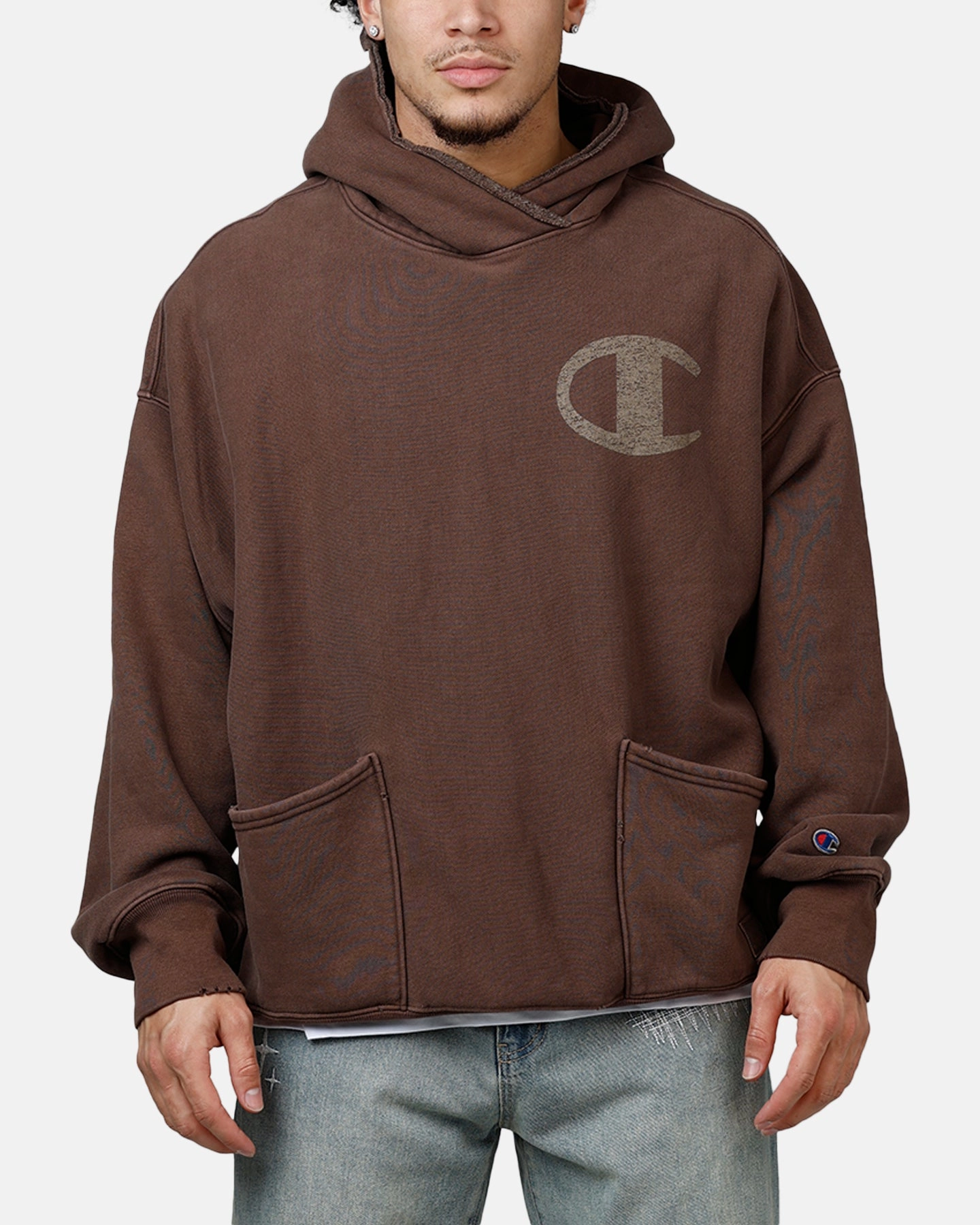 Champion XXL Hoodie Chocolate Debate
