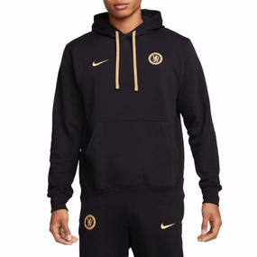 Affordable clip Chelsea FC black/gold Casual fleece tracksuit 2023/24 - Nike