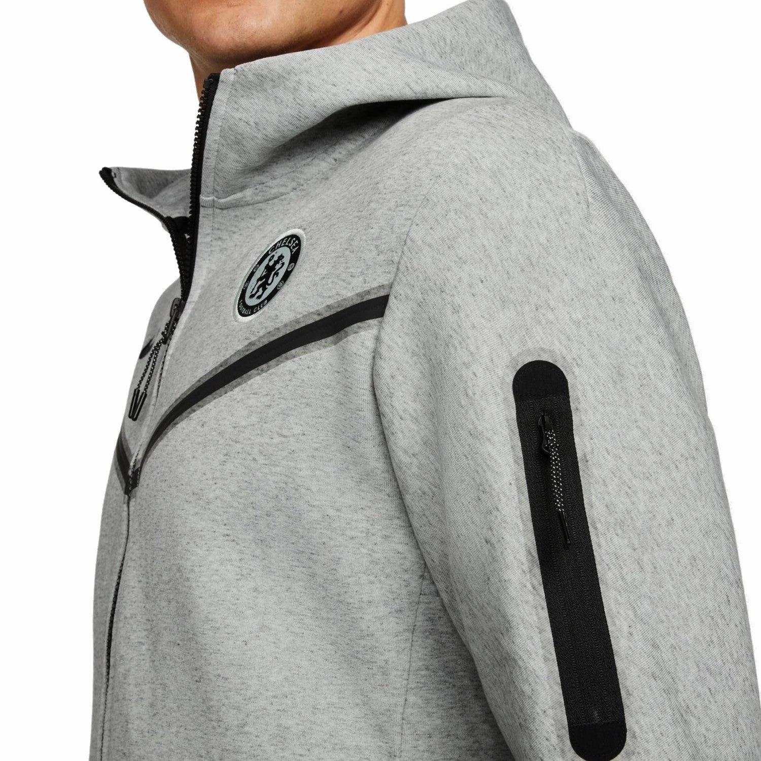 Copper Anatomical Arch Support Chelsea FC grey Tech Fleece presentation jacket 2023/24 - Nike