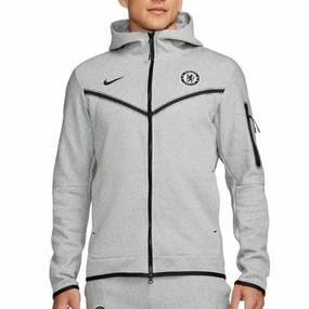 Shampoo Chelsea FC grey Tech Fleece presentation jacket 2023/24 - Nike