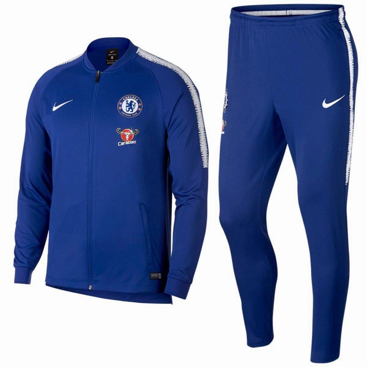 EcoFriendlyBlends Chelsea Fc Training Presentation Soccer Tracksuit 2018/19 Blue - Nike