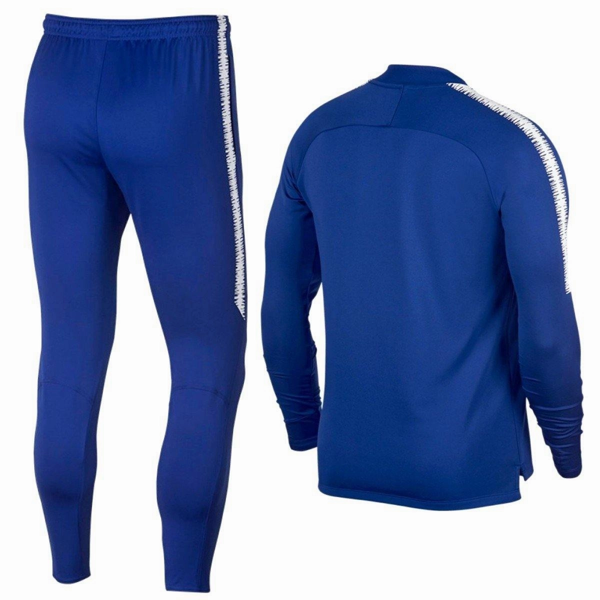 Chelsea Fc Training Technical Soccer Tracksuit 2018/19 Blue - Nike StretchMaterial