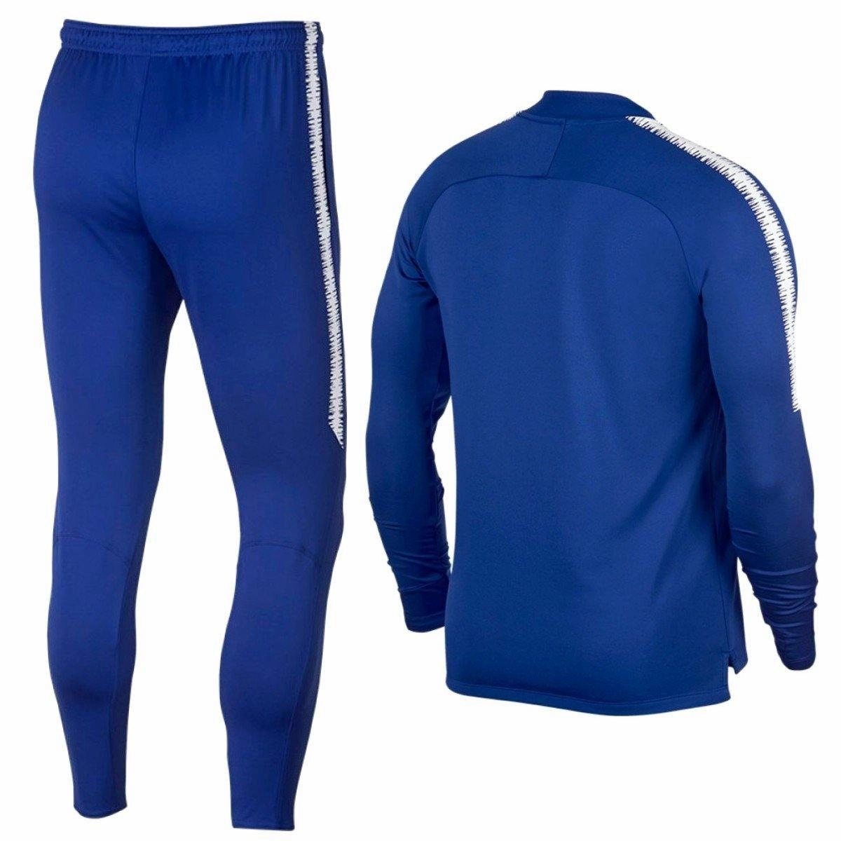 Chelsea Fc Training Technical Soccer Tracksuit 2018/19 Blue - Nike Shock Diffusion Midsole