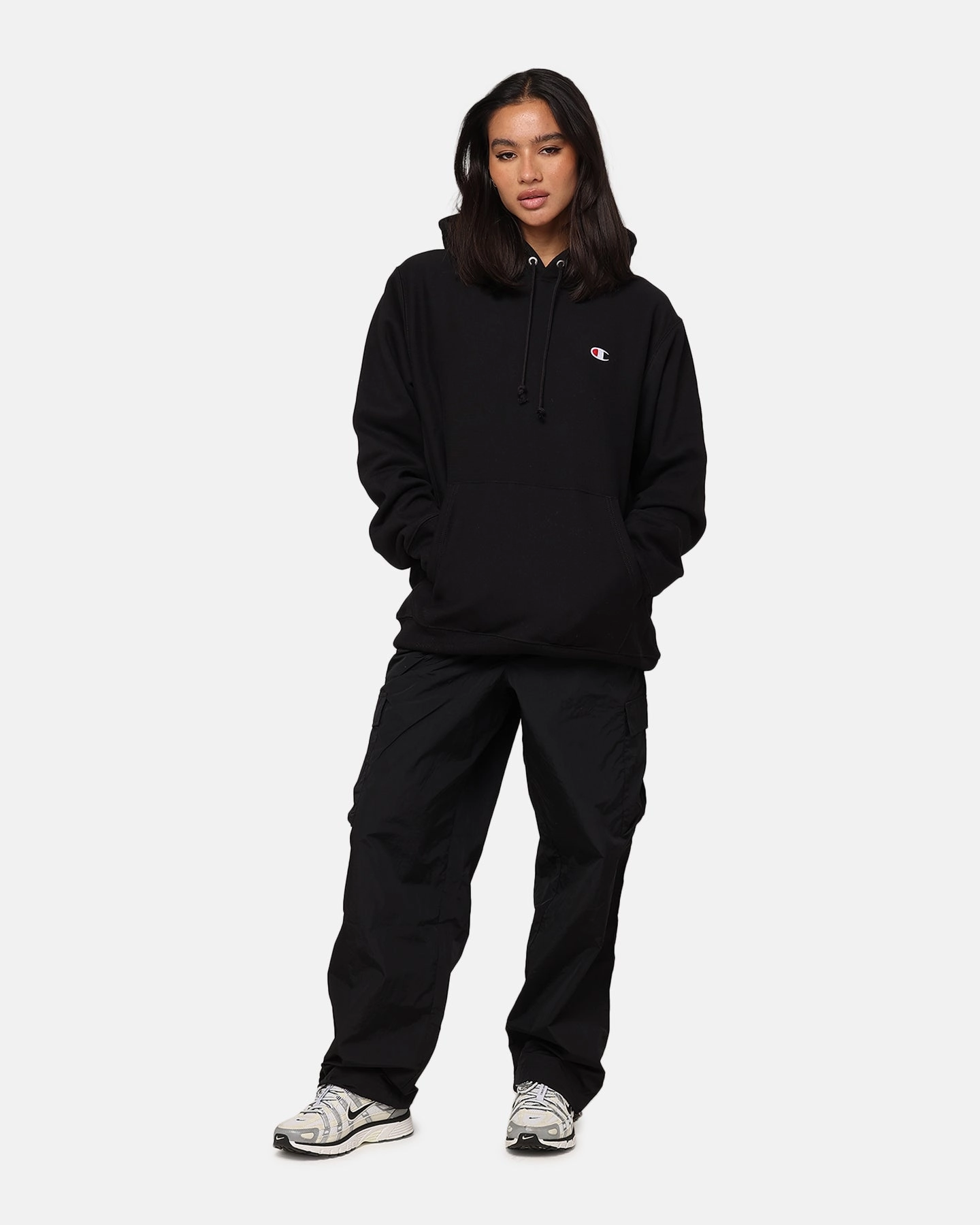 Champion Reverse Weave Small C Hoodie Black Easter wear
