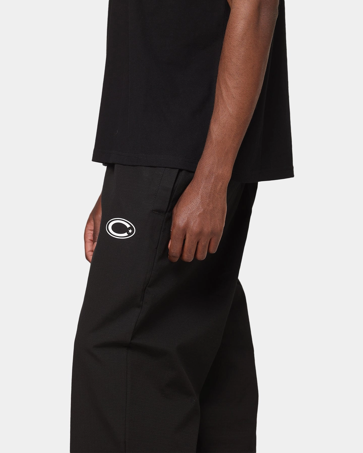 FrictionResistantEdging Flattering Fit Carre Star Joggers Black