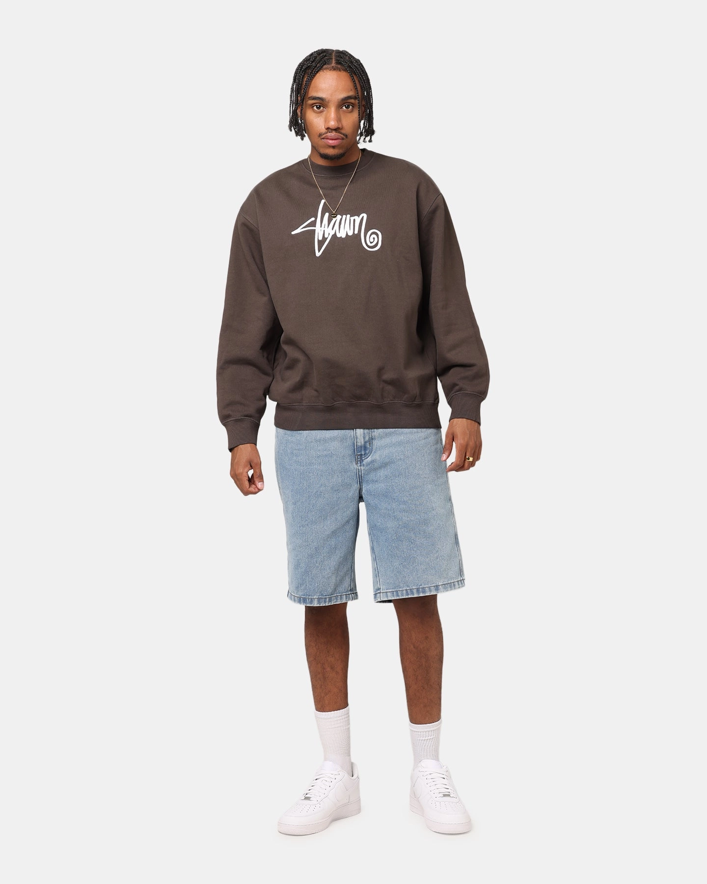 S Double Denim Standard Shorts Blue Washed Denim Regular Fit affordable choice