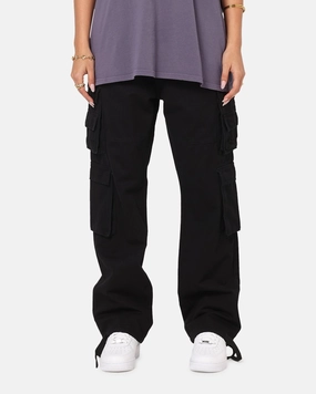 QuickReleaseClosures Saint Morta Modern Utility Cargo Pants Washed Black