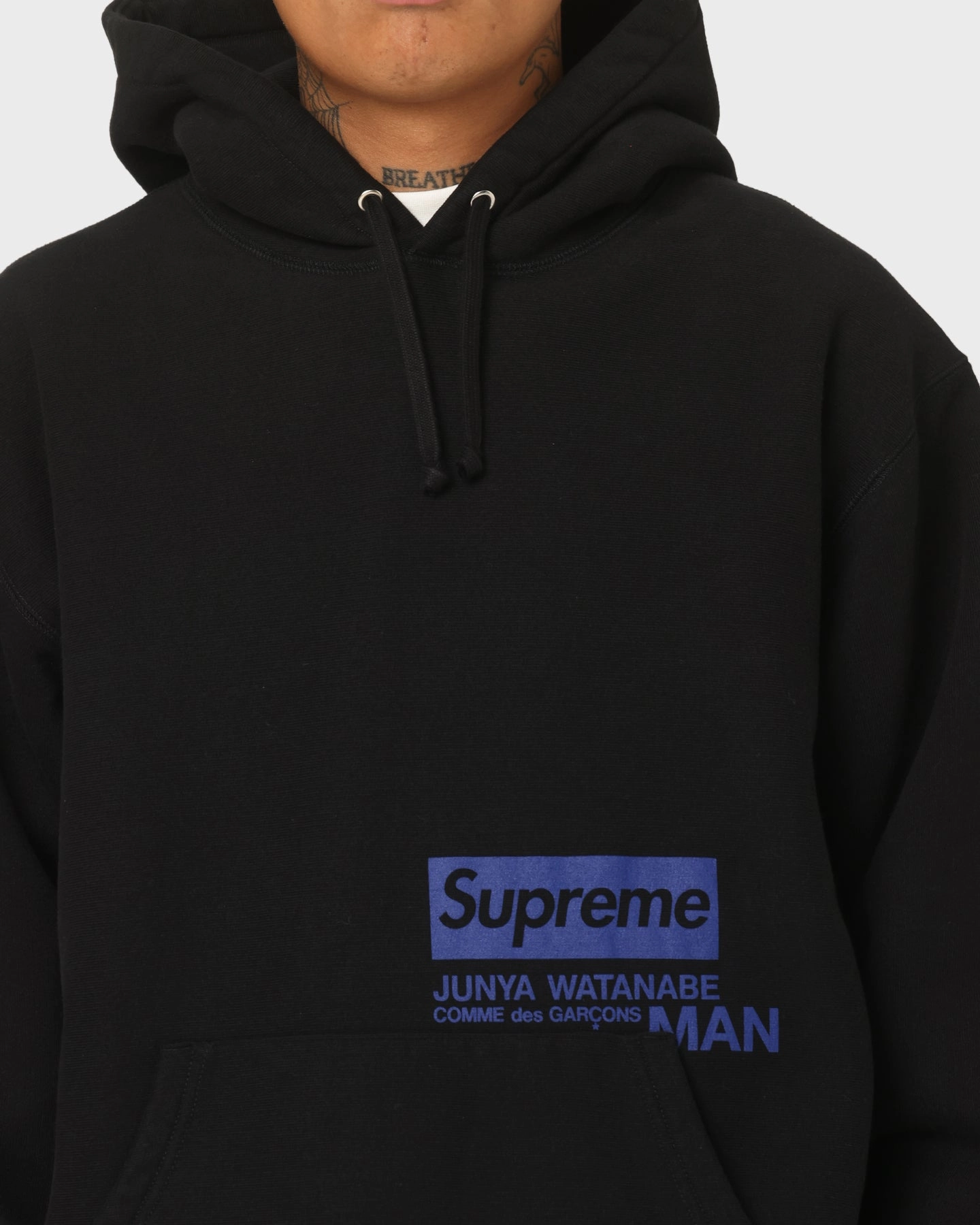 Heat Resistant Layer Supreme X Junya Hooded Sweatshirt Black