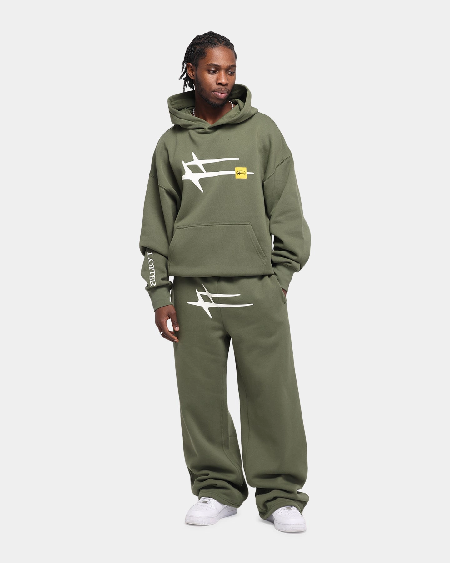 Urban Cool Loiter Hybrid Sweatpants Olive