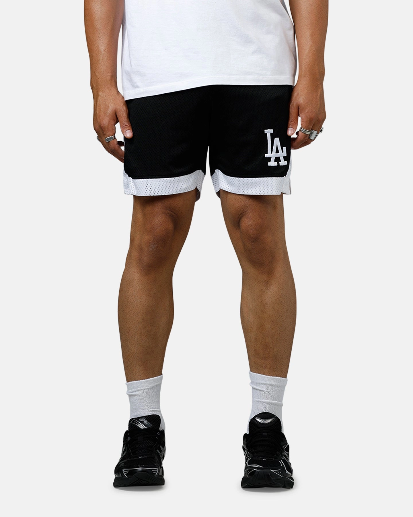 New Era Los Angeles Dodgers Sport Class Shorts Black/White AntiStaticCoating