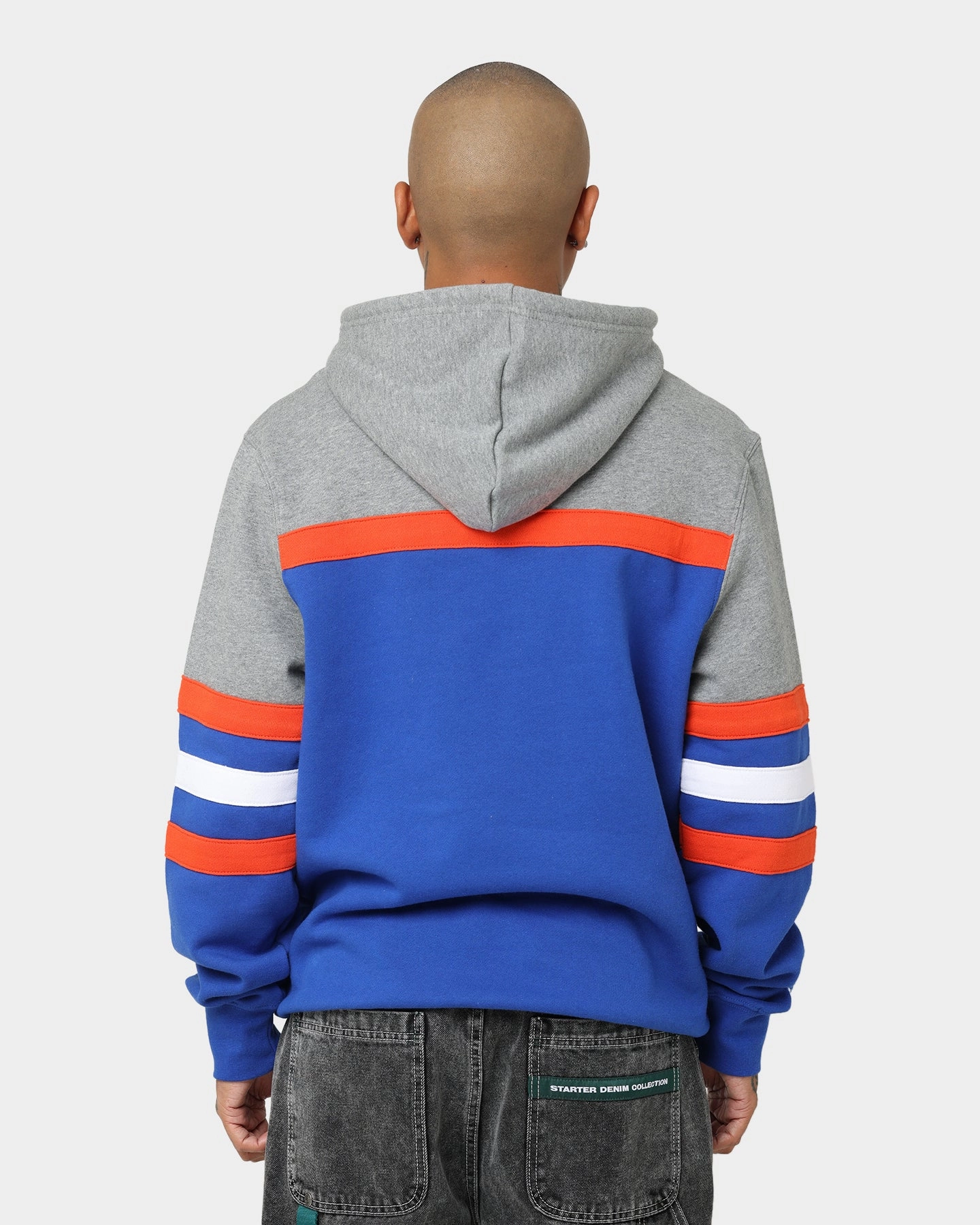 Improve Rugged Comfort Mitchell & Ness New York Knicks Head Coach Hoodie Royal