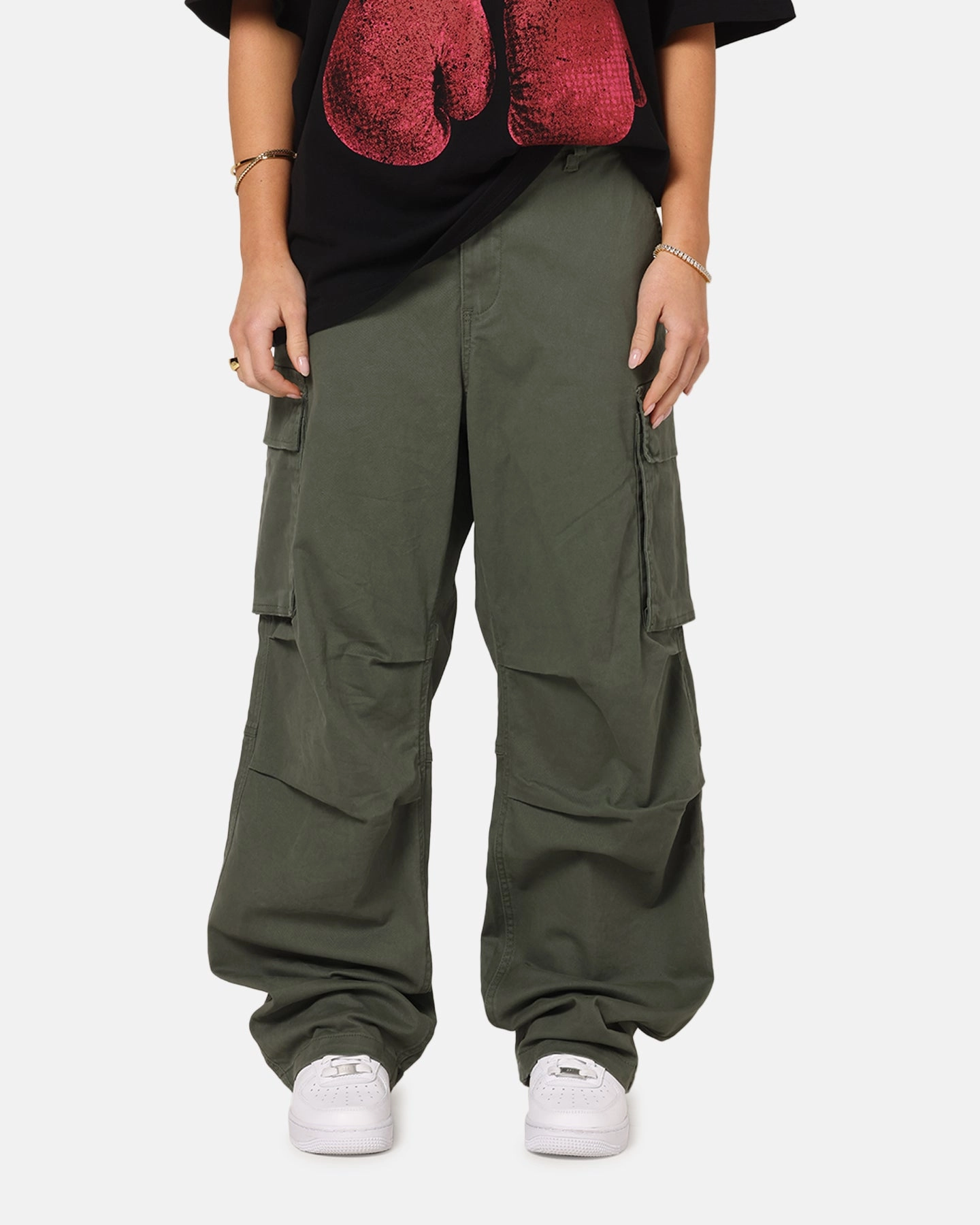 Stay Fresh Carre Classic Cargo Pants Khaki