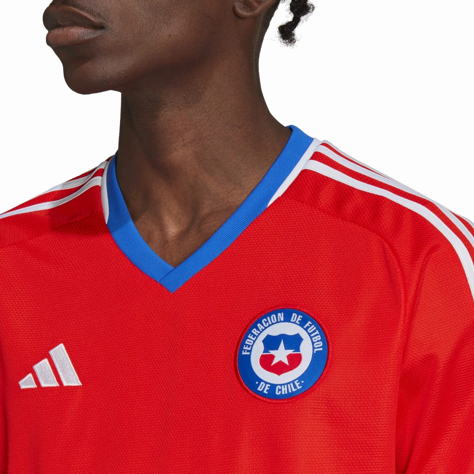 Easy Movement Layered Panel Design Chile national team Home soccer jersey 2022/23 - Adidas