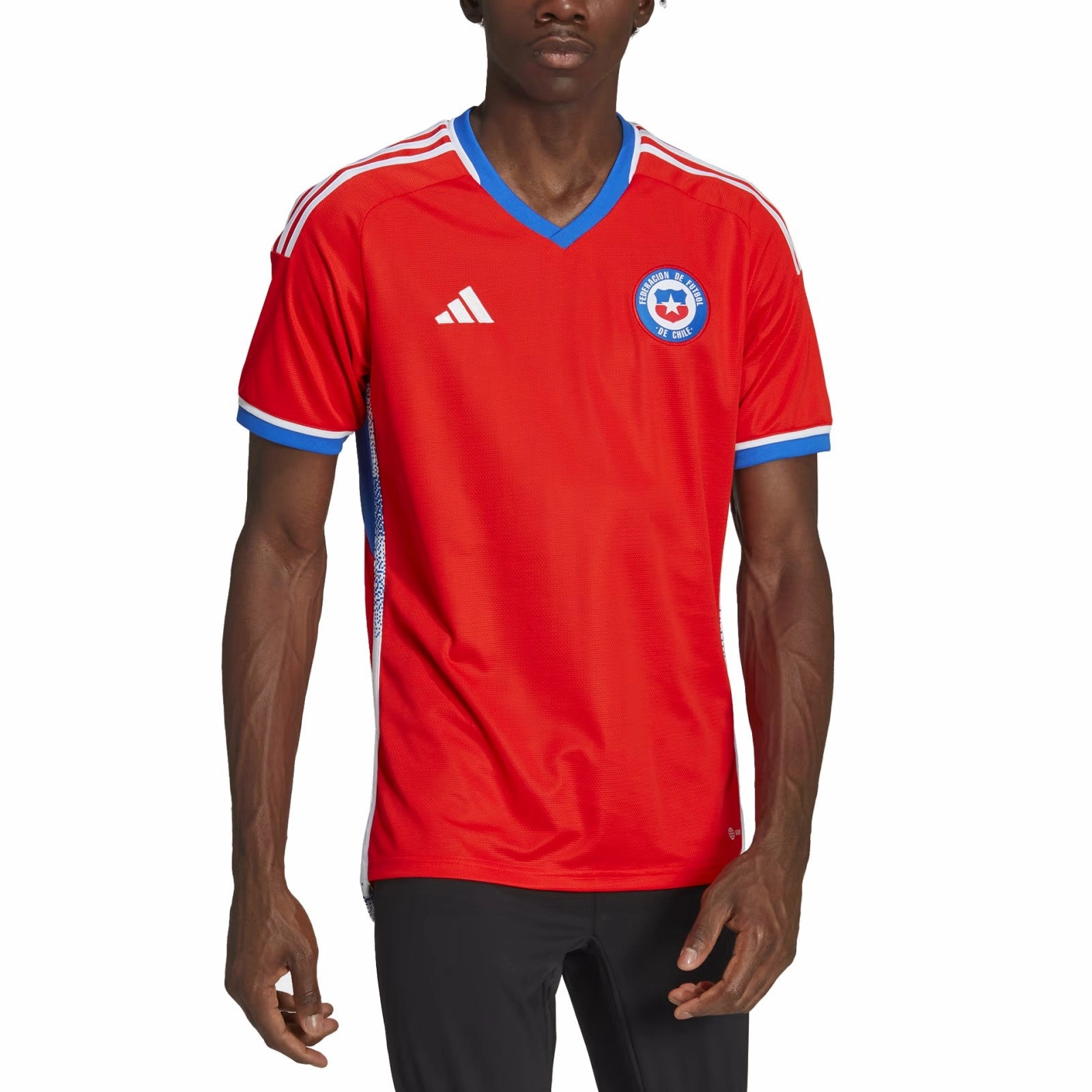 Chile national team Home soccer jersey 2022/23 - Adidas Iconic Ergonomic Stitching