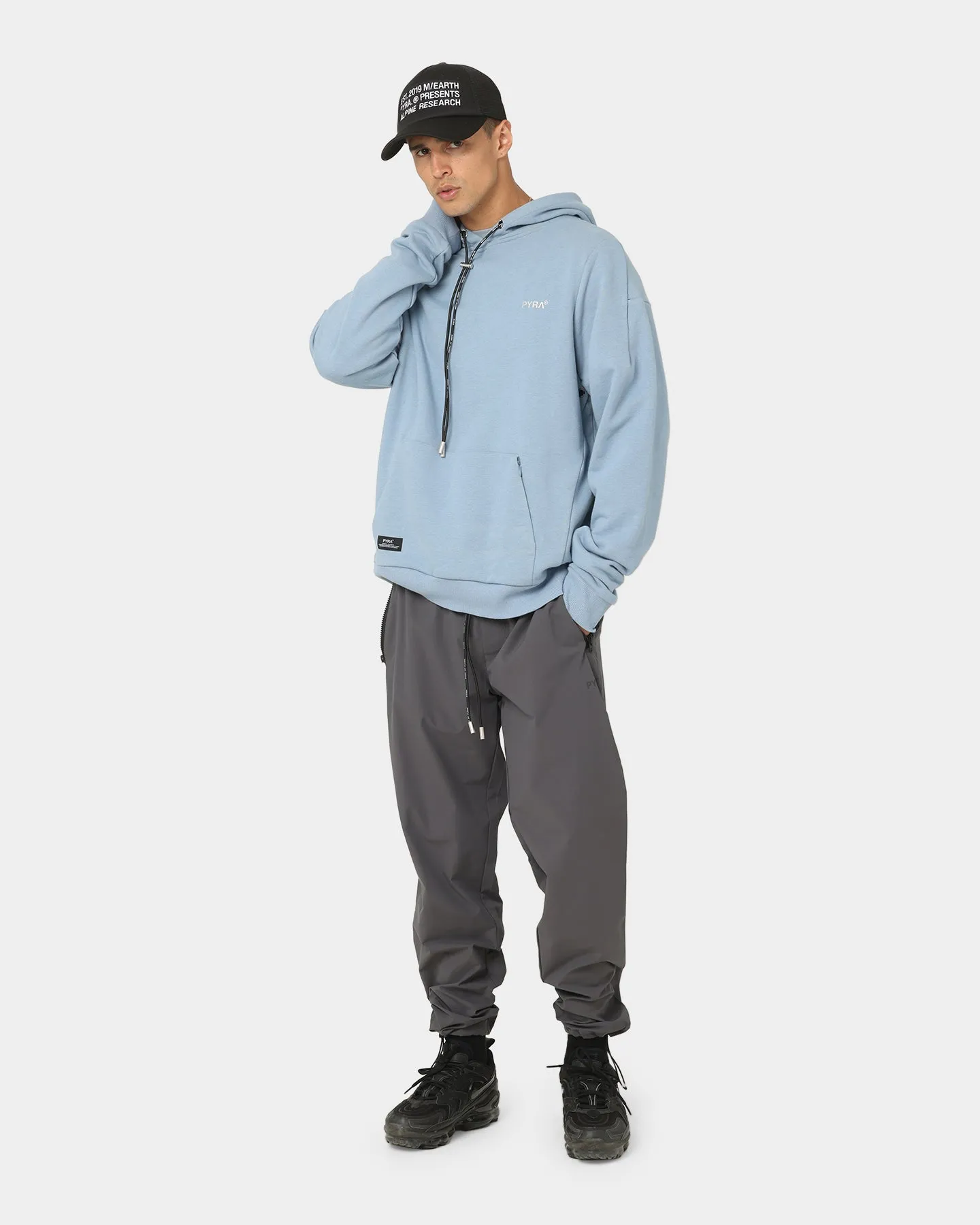 PYRA Flame Hood Dusty Blue Sleepwear Sustainable