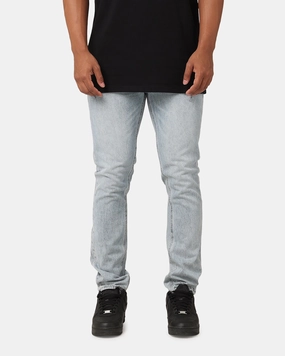 Youth Style Weekend Style Rainy Day Saint Morta Fimi Distressed Jeans Acidwash Denim