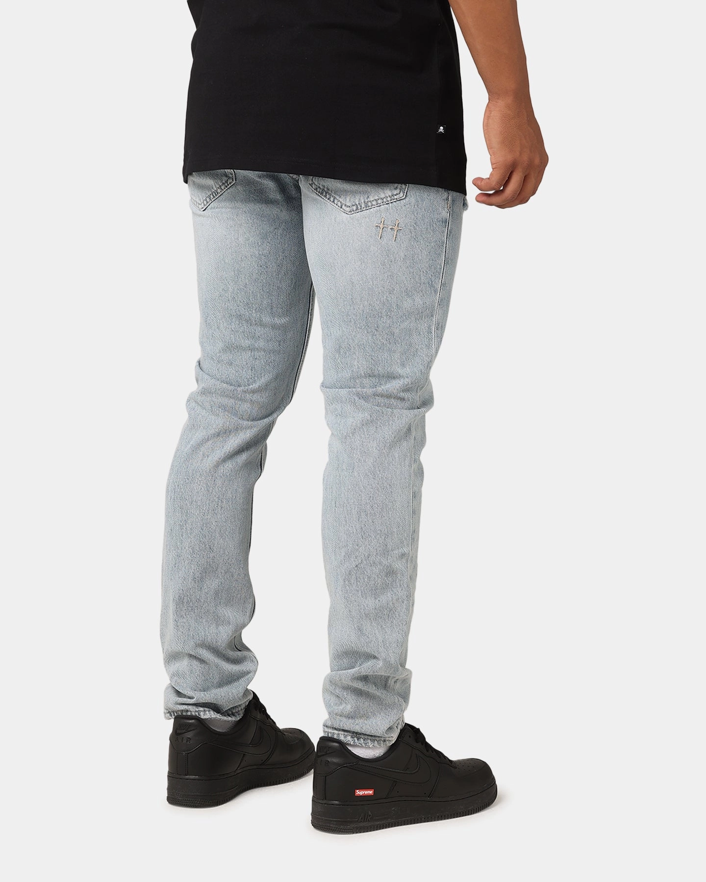 Saint Morta Fimi Distressed Jeans Acidwash Denim Cozy Feel