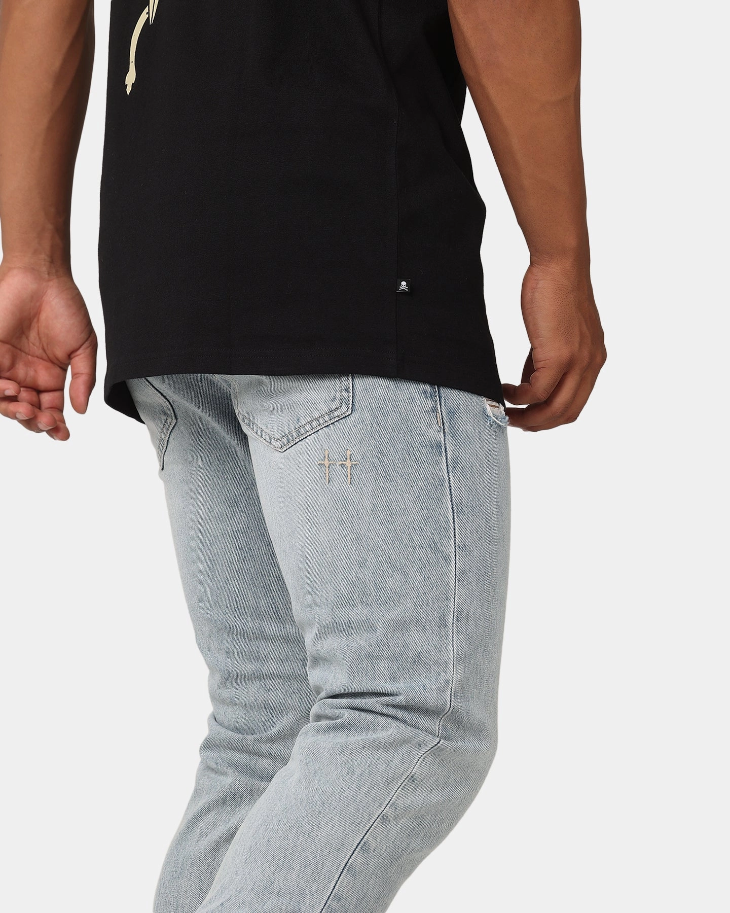 Beach Day Versatile Soft On The Move Saint Morta Fimi Distressed Jeans Acidwash Denim