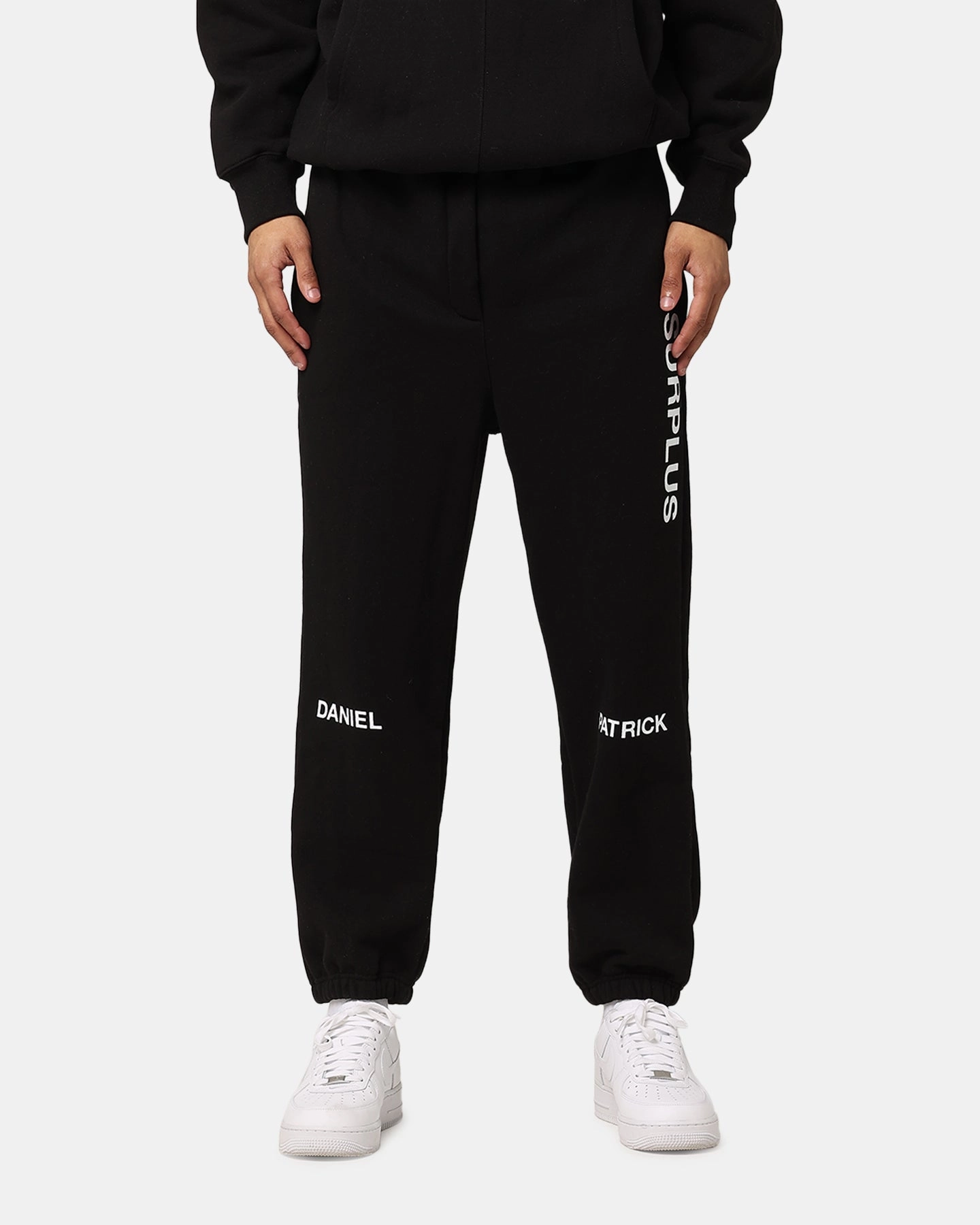Fade Resistant StaticDissipativeFabric Daniel Patrick Surplus Logo Sweatpants Black