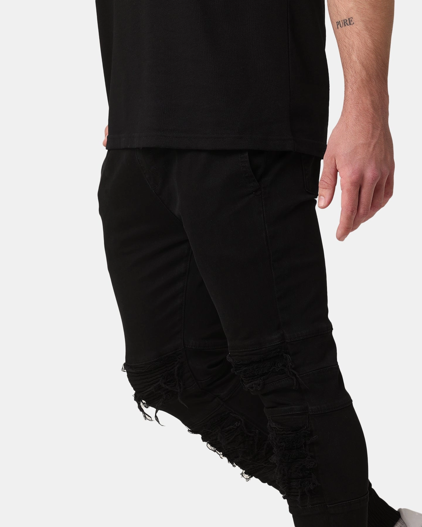 Saint Morta Abolished Joggers Black Flexible Fit