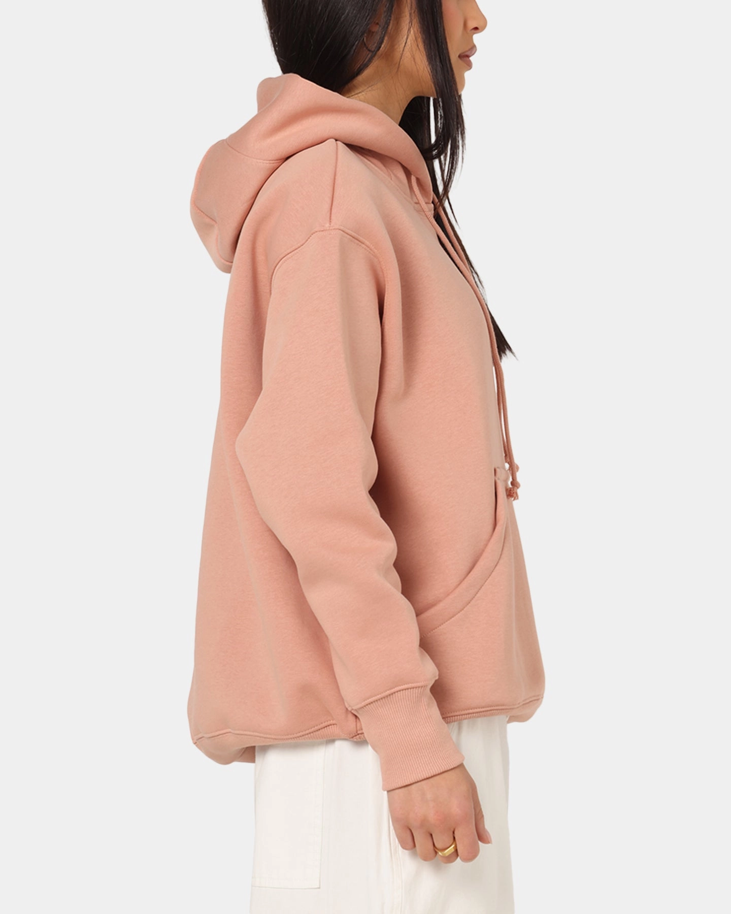 Weasel like Nike Women's Sportswear Phoenix Fleece Oversized Pullover Hoodie Rose Gold