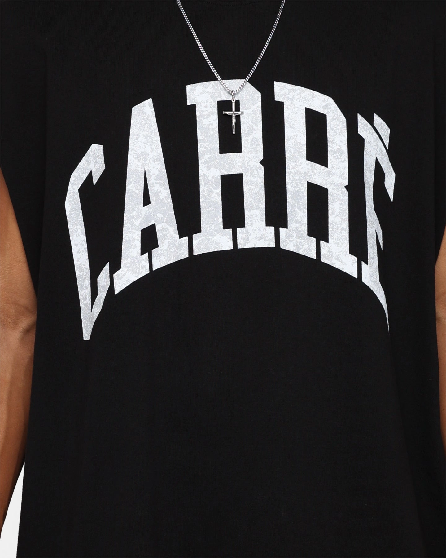 Smooth Look Everyday Outfit Carre Arch Muscle T-Shirt Black