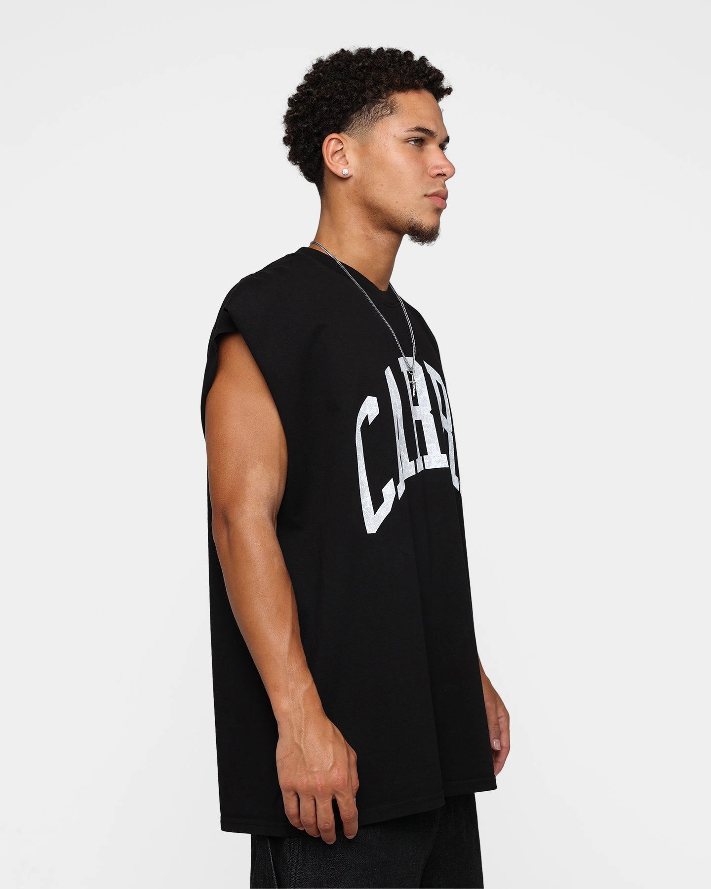 Carre Arch Muscle T-Shirt Black Sports Outfit