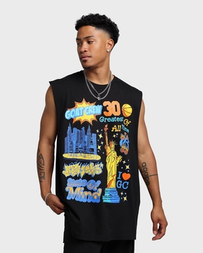 Goat Crew State Of Mind Muscle T-Shirt Black Minimal Trend Active Trend