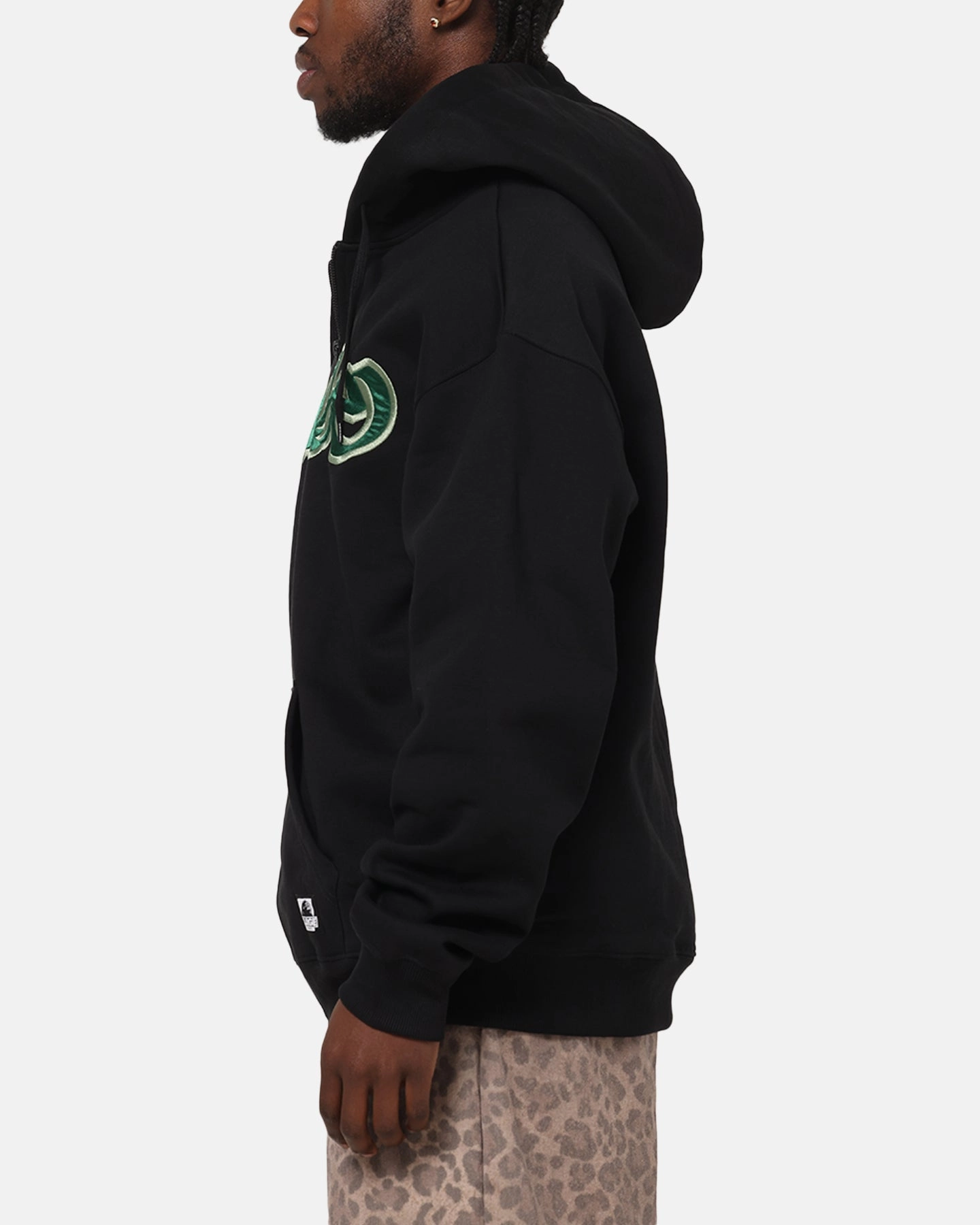 X-Large Mark Zip Through Hoodie Black Urban Spirit Holiday Edition