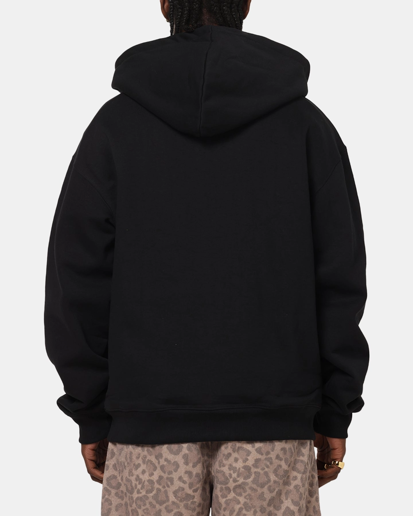 Instant Sellout X-Large Mark Zip Through Hoodie Black