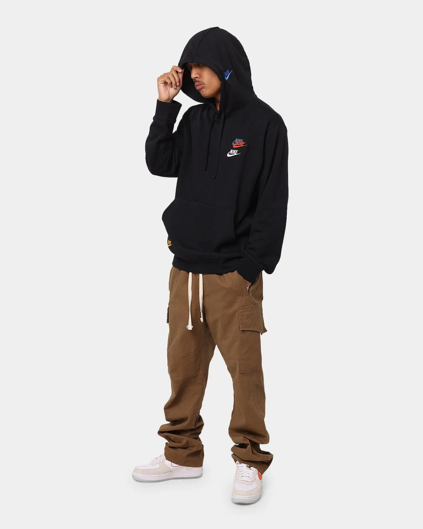 Casual Smart Nike Nike Sportswear Essentials  Pullover Hoodie Black/Black