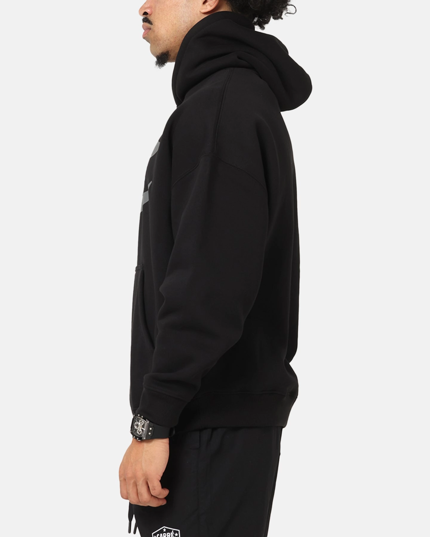 Travel Companion Active Street Carre Crested Hoodie Black